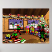 Santa's pakhuis poster (Voorkant)