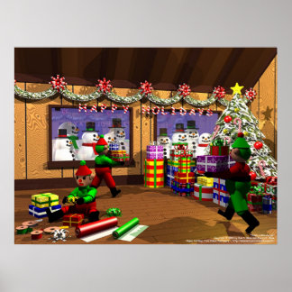 Santa's pakhuis poster