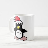 Santa's Penguin Mascot Koffiemok (Voorkant links)