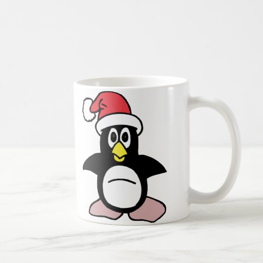 Santa's Penguin Mascot Koffiemok (Rechts)