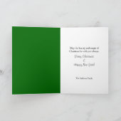 Santa's Pet Believe kerstKaart Feestdagen Kaart (Binnen)