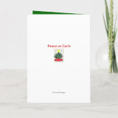 Santa's Pet Believe kerstKaart Feestdagen Kaart (Achterkant)