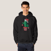 Santa's Pet Cactus Sweater Kerstfeest Xmas Ho (Voorkant volledig)