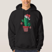 Santa's Pet Cactus Sweater Kerstfeest Xmas Ho (Voorkant)