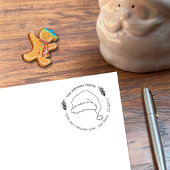 Santa's Pet Doodle Christmas Self-Inking Stamp Zelfinktende Stempel