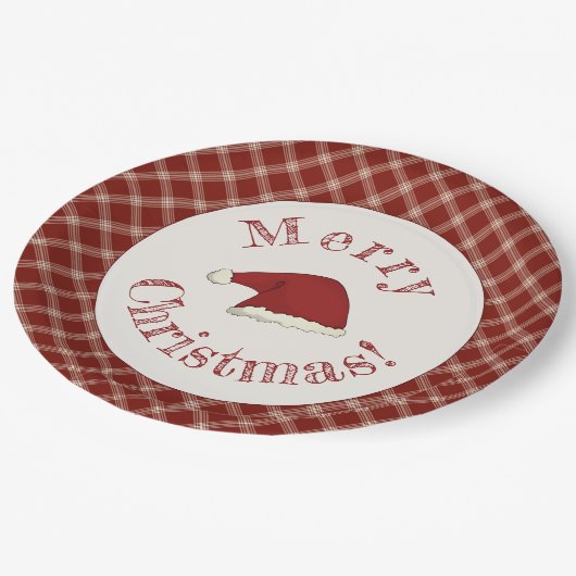 Santa's Pet Holiday Papieren Bordje (Gekanteld)