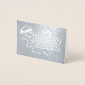 Santas pet santas helper folie kaarten (Voorkant)