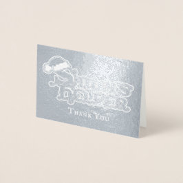 Santas pet santas helper folie kaarten