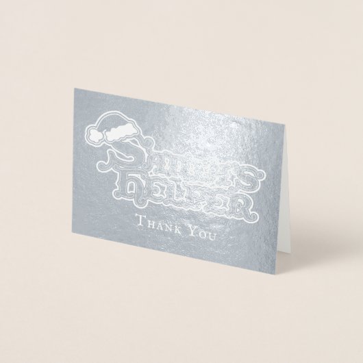 Santas pet santas helper folie kaarten (Voorkant)