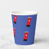 Santas Postbox Paper Cup Papieren Bekers (Voorkant)