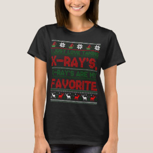 Santas Radiology Elf - Christmas XRay Tech Gift Ug T-shirt