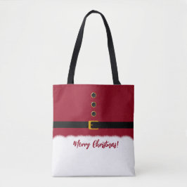 Santas Red Outfit- Kerstmis- Tote Bag
