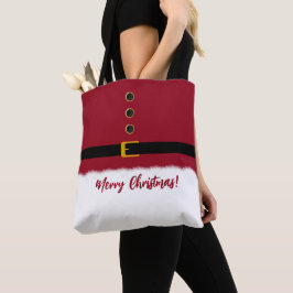 Santas Red Outfit- Kerstmis- Tote Bag