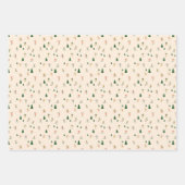 Santa's Reindeer, Alpine Skiers on Holiday, Plaid Inpakpapier Vel (Voorkant 3)