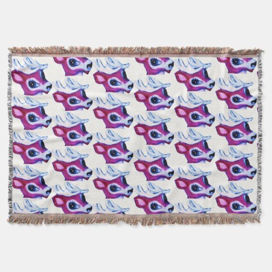 SANTAS REINDEER Gooi Deken (Voorkant)