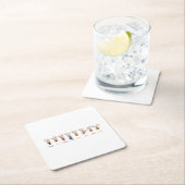 Santas Reindeer Kartonnen Onderzetters (Insitu)