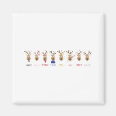 Santas Reindeer Magneet (Voorkant)