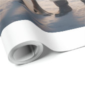 Santa's Reindeer Surprise - A Holiday Whimsy Cadeaupapier (Rol Hoek)