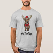 Santa's Reindeer T-shirt (Voorkant)