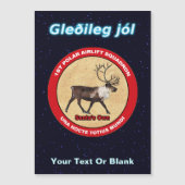 Santa's rendierplein - Gleðileg Jól (Voorkant)