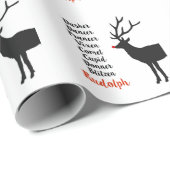 Santa's rendierster | Papier voor onmiddellijke ve (Rol Hoek)