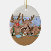 Santa's rennier die zich slecht ornament gedragen (Rechts)