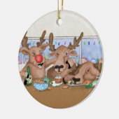 Santa's rennier die zich slecht ornament gedragen (Links)