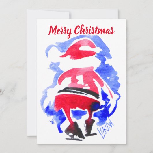 Santa's Retreat #121128 Feestdagenkaart (Voorkant)