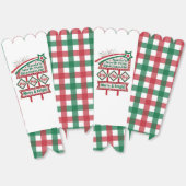 Santa's Retro Marquee - Ho Vrolijk & Helder Bedankdoosjes (Ongevouwen)