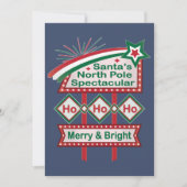 Santa's Retro Marquee - Ho Vrolijk & Helder Kaart (Voorkant)