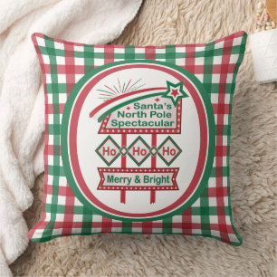 Santa's Retro Marquee - Ho Vrolijk & Helder Kussen