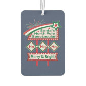 Santa's Retro Marquee - Ho Vrolijk & Helder Luchtverfrisser (Achterkant)