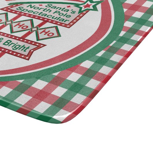 Santa's Retro Marquee - Ho Vrolijk & Helder Snijplank (Hoek)