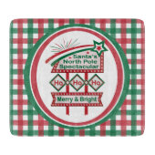 Santa's Retro Marquee - Ho Vrolijk & Helder Snijplank (Voorkant)