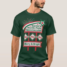 Santa's Retro Marquee - Ho Vrolijk & Helder T-shirt
