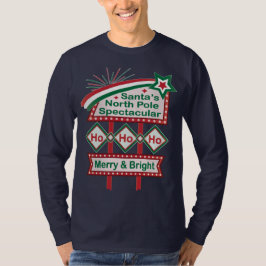 Santa's Retro Marquee - Ho Vrolijk & Helder T-shirt