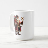 Santa's Roped Heart Delivery Koffiemok (Voorkant links)