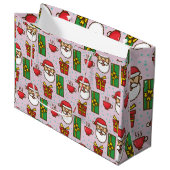 Santa's Sack Groot Cadeauzakje (Voorkant Gekanteld)