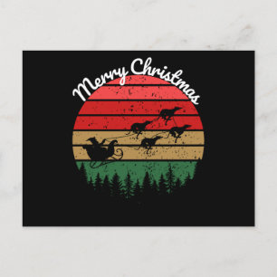 Santas Santas Sleigh door grijsheuvels Briefkaart