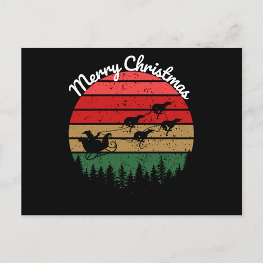 Santas Santas Sleigh door grijsheuvels Briefkaart (Voorkant)