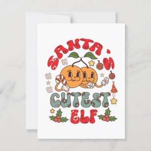 Santa's Schattigee Elf Sublimatie-80881 Briefkaart