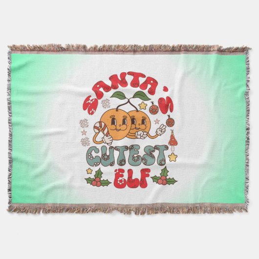Santa's Schattigee Elf Sublimatie-80881 Deken (Voorkant)