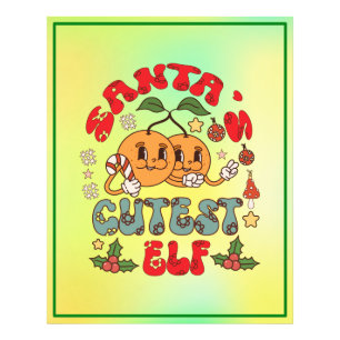 Santa's Schattigee Elf Sublimatie-80881 Foto Afdruk