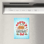Santa's Schattigee Elf Sublimatie-80881 Magneet (Insitu (Vaatwasser))