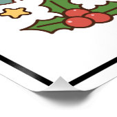 Santa's Schattigee Elf Sublimatie-80881 Perfect Poster (Hoek)