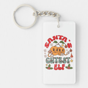 Santa's Schattigee Elf Sublimatie-80881 Sleutelhanger
