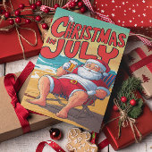 Santas Seaside Serenity Briefkaart