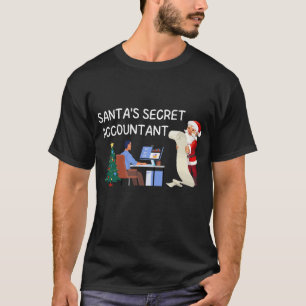 Santa's Secret Accountant - Kerstmis Accountant T-shirt