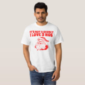 Santa's Secret belicht T-shirt (Voorkant volledig)
