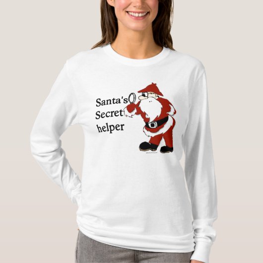SANTA'S SECRET HELPER T-SHIRT (Voorkant)